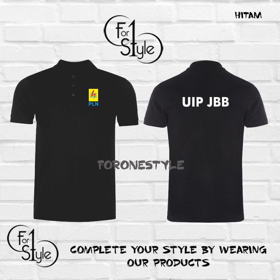 POLO SHIRT PLN UIP JBB - BAJU PLN BUMN - KAOS KARYAWAN PLN - CUSTOM BAJU KARYAWAN PLN PERSERO