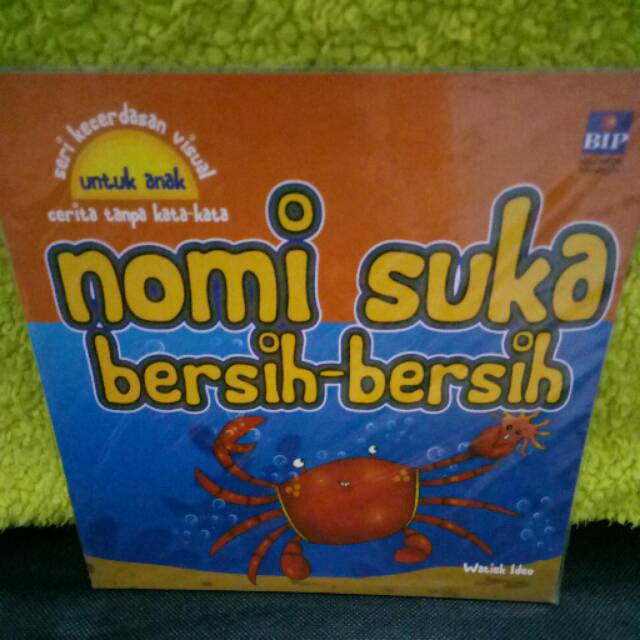 Seri kecerdasan visual untuk anak. Cerita tanpa kata-kata "nomi suka bersih-bersih"