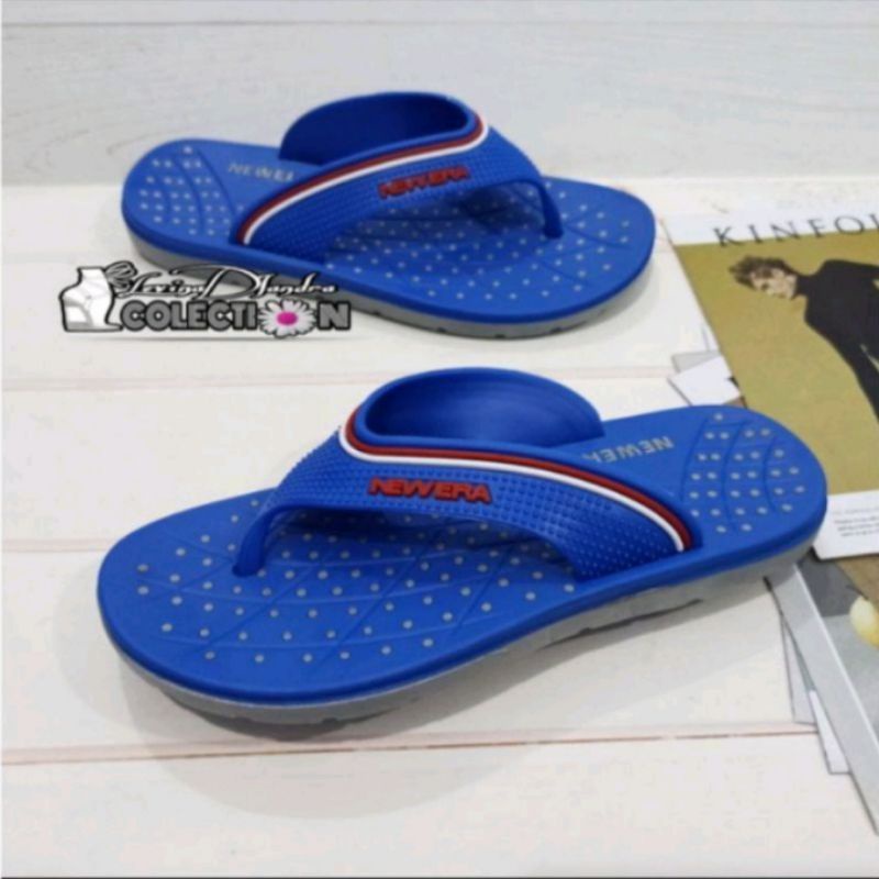 Sandal Sendal Cowok laki Pria Dewasa Jepit Japit karet Rumah Daily NEW ERA MB 6031