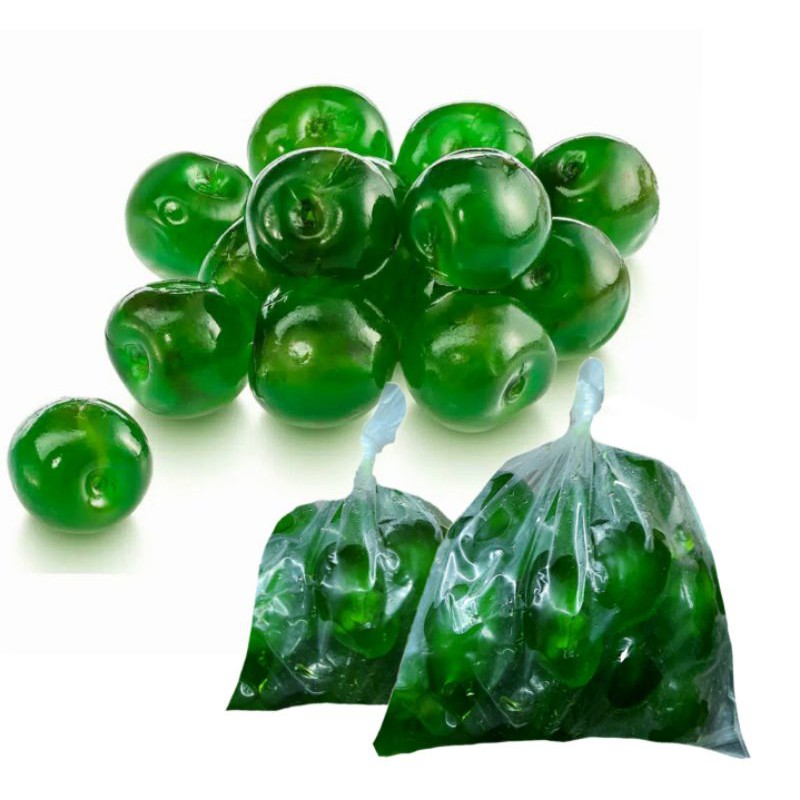 

Ceri hijau - Glace Cherrie Hijau Tanpa Tangkai