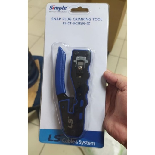 LS EZ LS-CT-UC6-EZ CRIMPING TOOL RJ45 ORI ANTI GAGAL