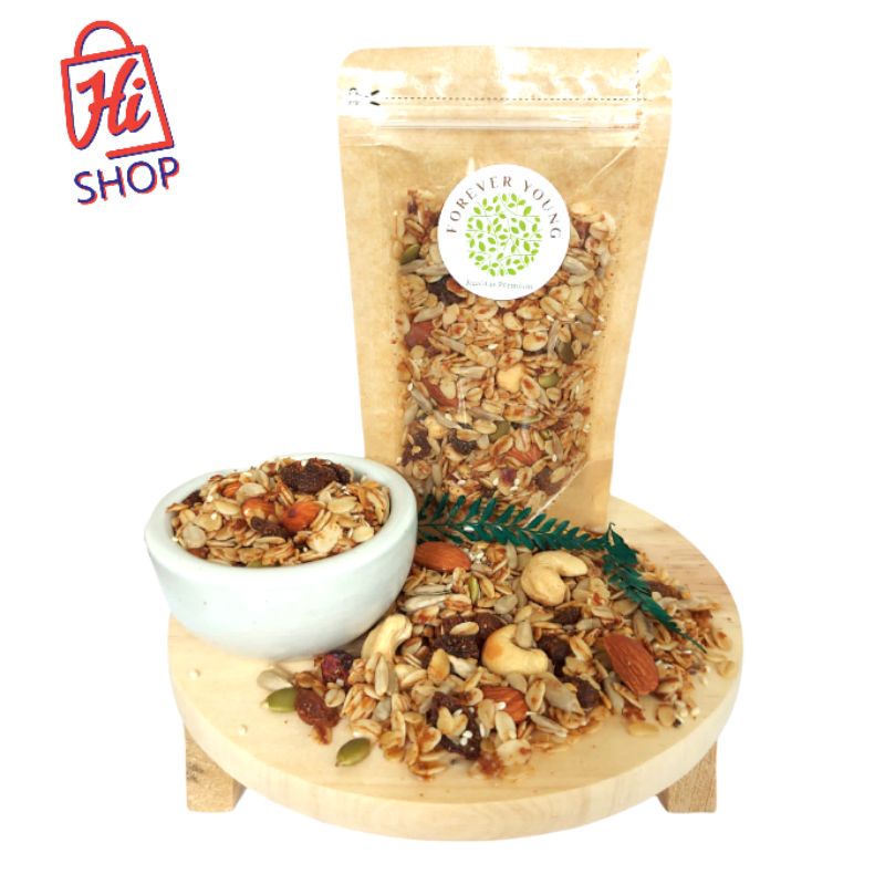 

Superfood - Organik Granola Mixed Premium Quality Roasted / Granola Organik Mixed Kualitas Premium Roasted Matang Oven