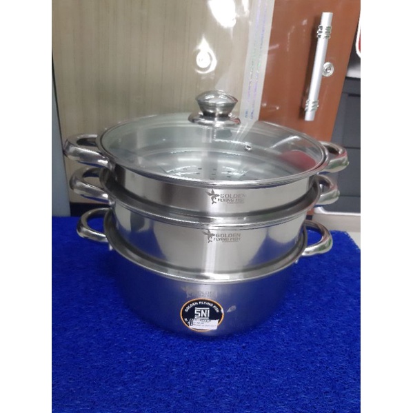 GOLDEN FLYING FISH Steamer Stainless Steel Susun 3