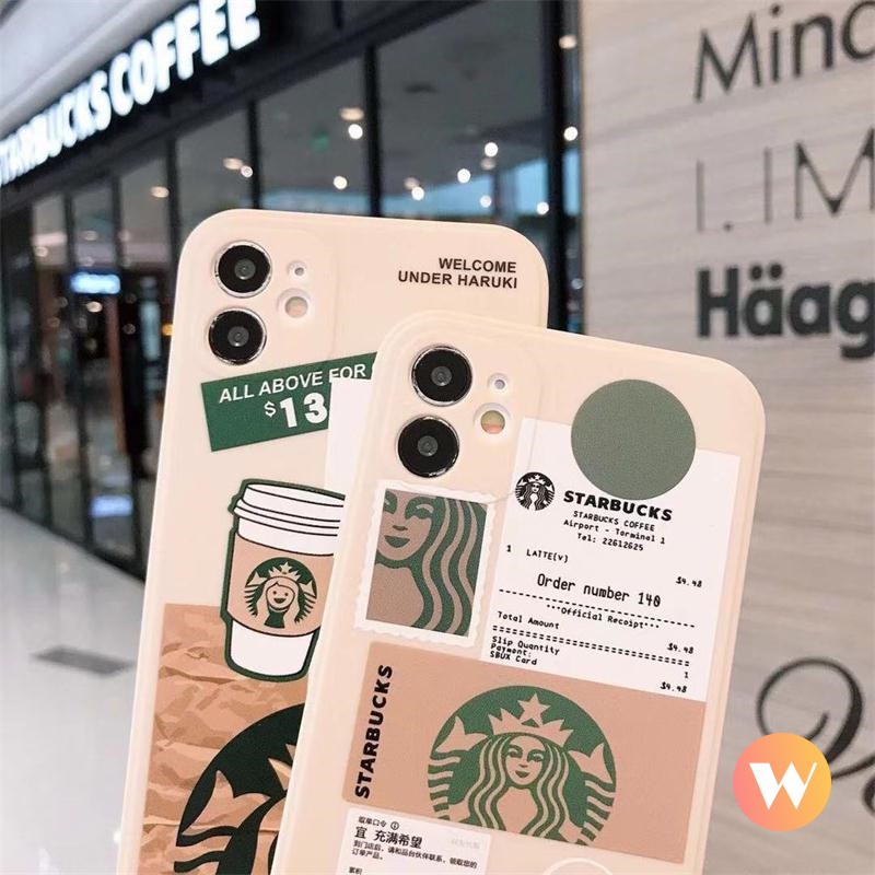 Soft Case Tpu NFC Starbucks Cover Xiaomi 10 10T 11 Lite POCO X3 Pro F3 M3 Redmi 9A 10 9T 9 9C Note 9 8 10 10s 10pro Max 10pro