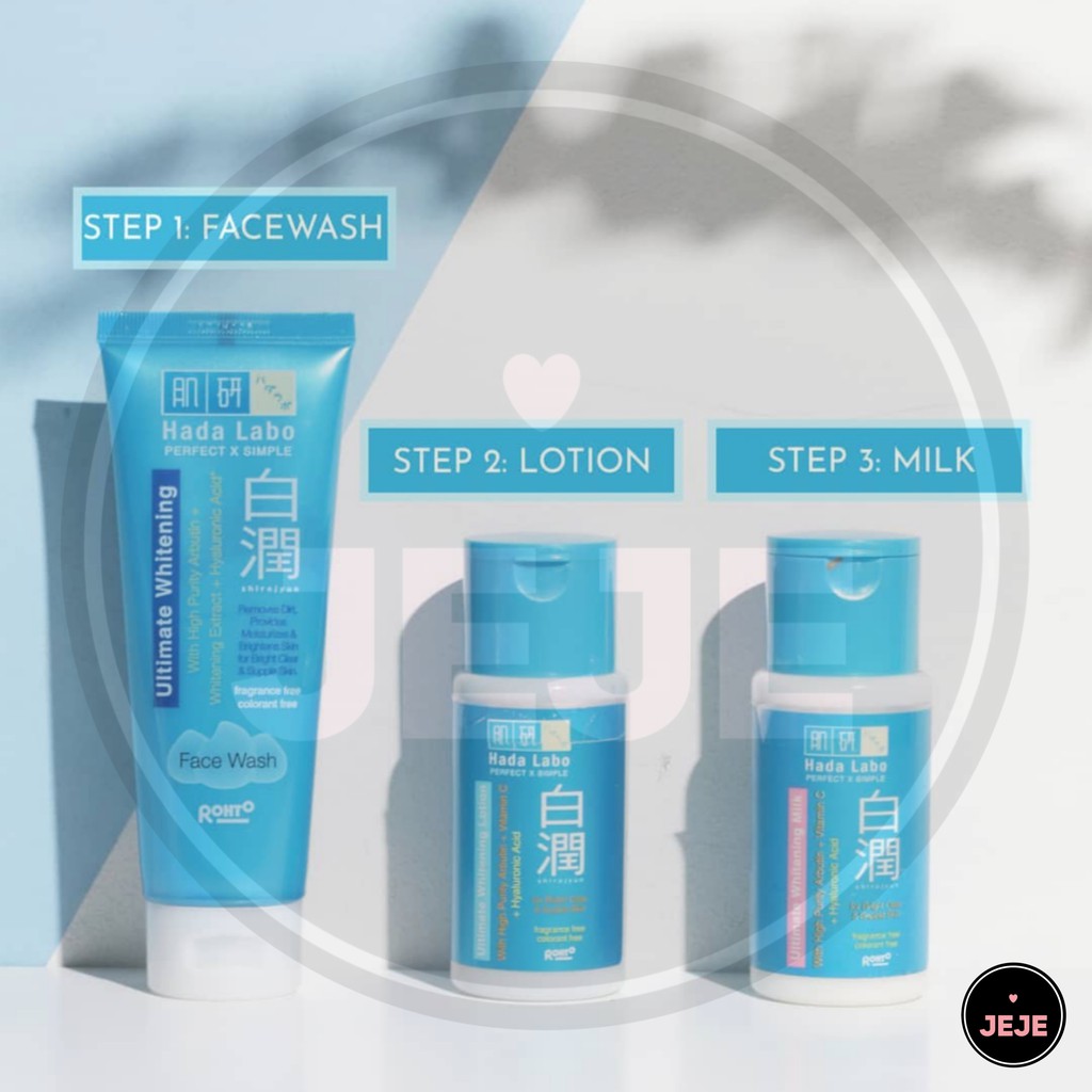 HADA LABO Shirojyun | Ultimate Whitening Face Wash Milk Lotion Cream Shiroyun Shirojun