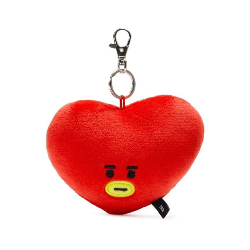 Preloved Tata BT21 plush mirror bag charm Original line friends.