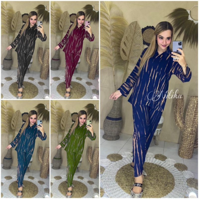 setcel set renda arabian  motif tiedie