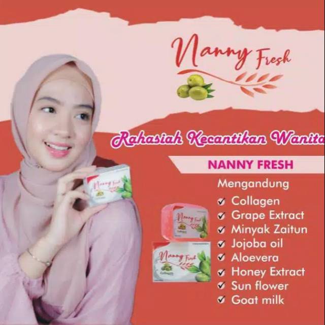 PEMUTIH WAJAH DAN BADAN COLLAGEN NANNY FRESH ORIGINAL