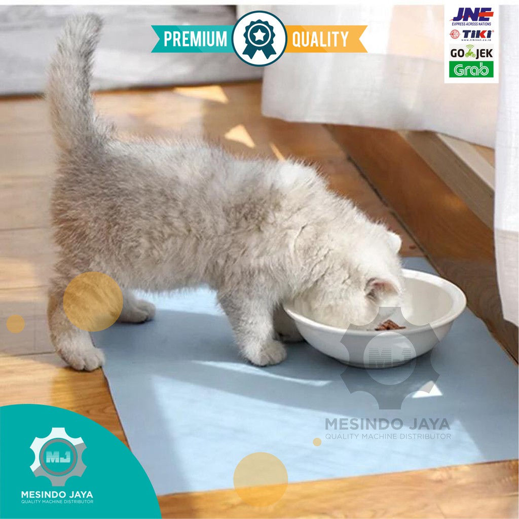 Alas Tempat Makan Anjing Kucing Silikon Anti Slip Food Mat Placemat