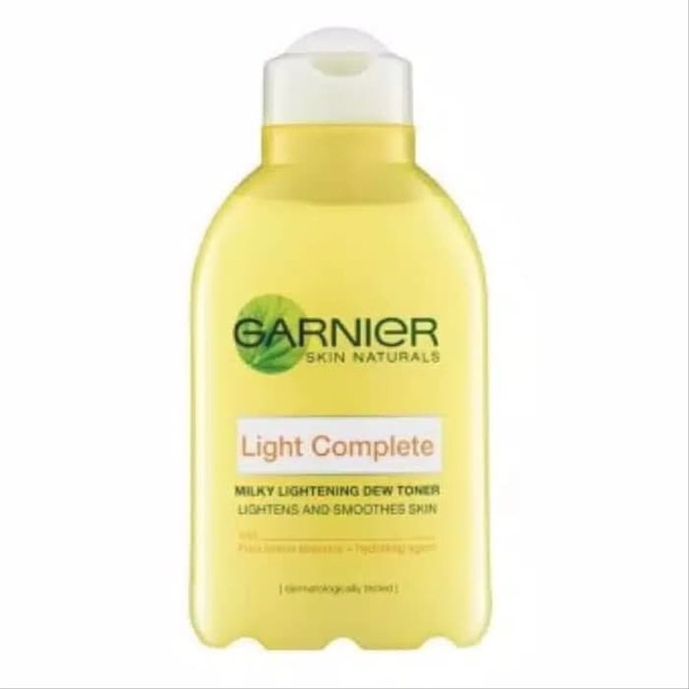 GARNIER LIGHT COMPLETE MILKY LIGHTENING DEW WITH PURE LEMON ESSENCE TONER - 150ML