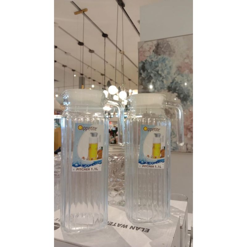 PITCHER RENATA / TEMPAT MINUM INFORMA / TEKO KACA MURAH / WATER JUG / TEMPAR AIR MINUM KACA