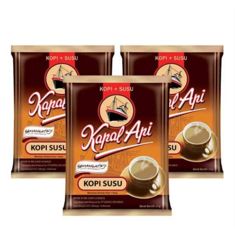 

kopi kapal api susu renceng/saset