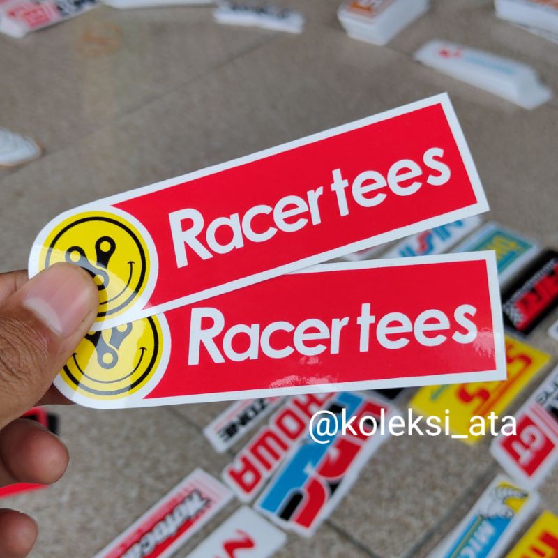 stiker RACERTEES RED