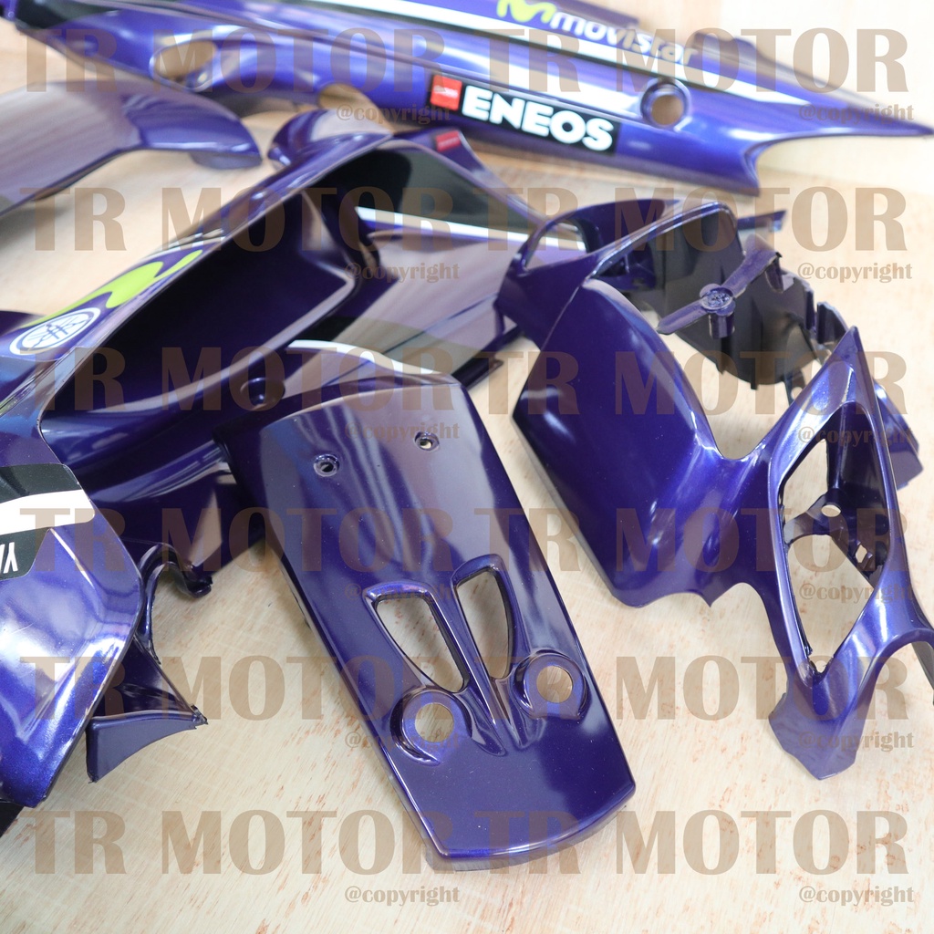 Cover Body Fizr F1zr Movistar Biru Full Set Halus Cover Bodi Yamaha Fiz r