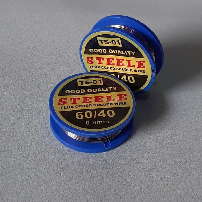 TIMAH SOLDER / TIMAH SOLDER / TIMAH STEELE TS-01 gulungan kecil 1,8m