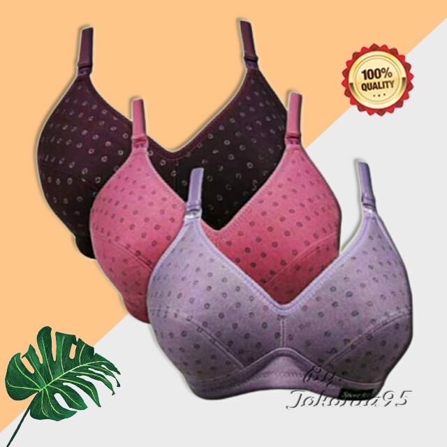 Bra Sport Motif Tanpa Busa Ketty