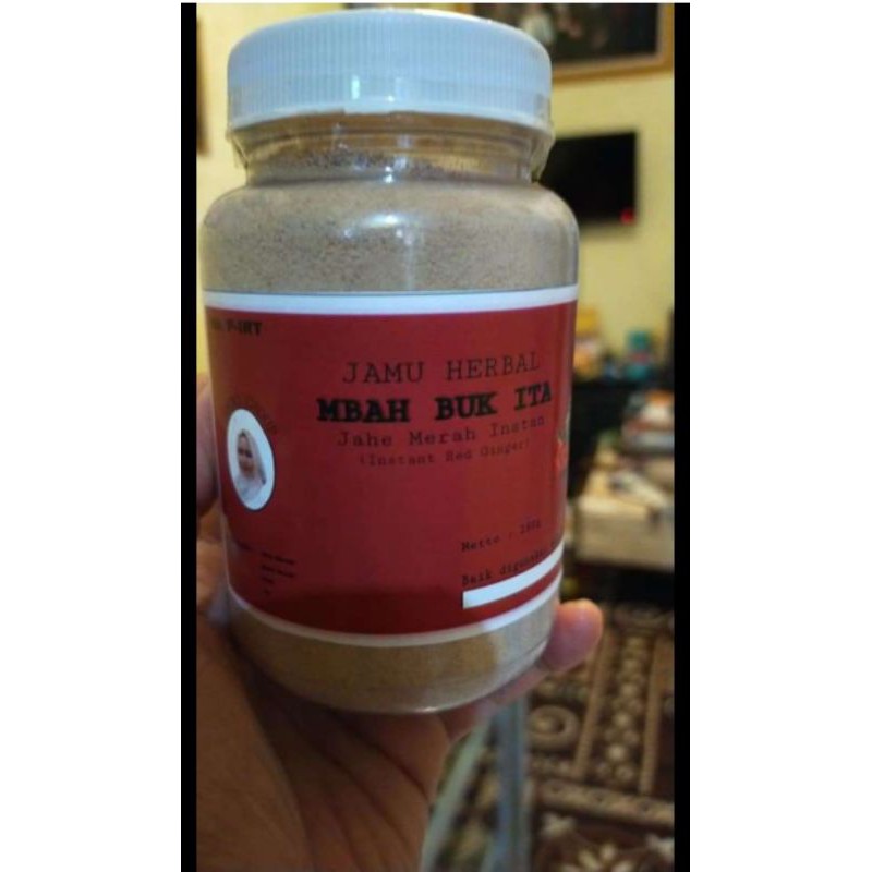 

jamu herbal jahe merah super ampuh 100% original tanpa tambahan bahan kimia (MBAH BUK ITA)