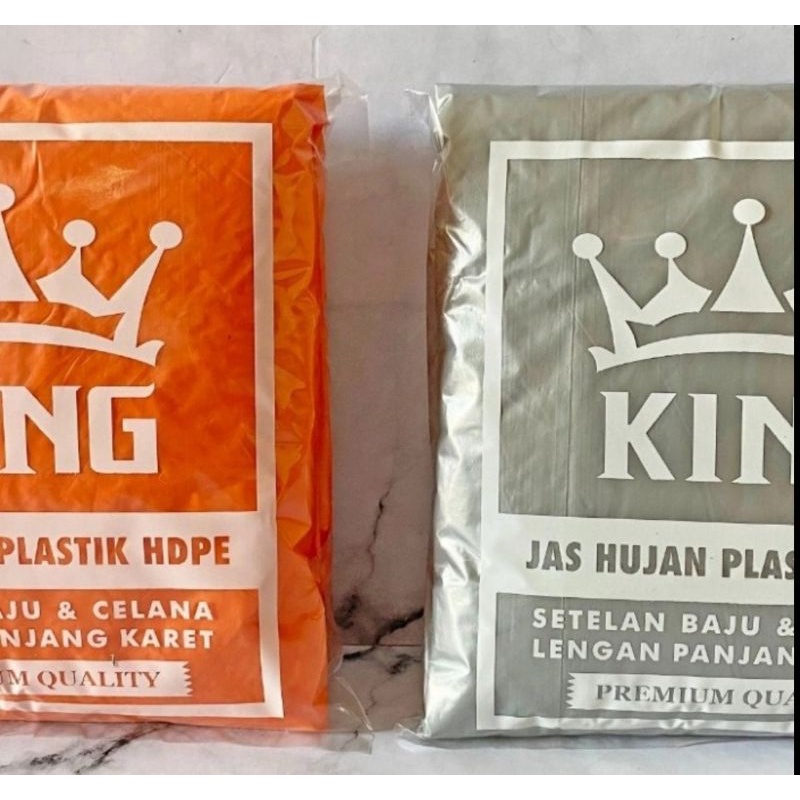 Jas Hujan Setelan plastik KING