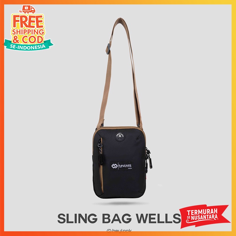 Tas Selempang Pria Mini Sling Bag Slempang Bahu Kerja Distro Murah Promo Tas Bahu Cowok Stylish