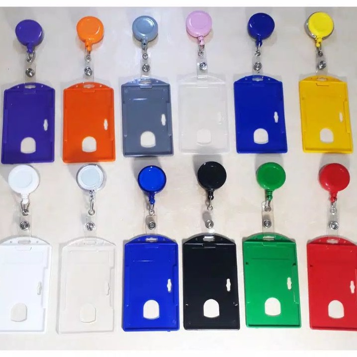 

Gantungan Id Card Holder Name Tag Tempat Kartu Pengenal Polos