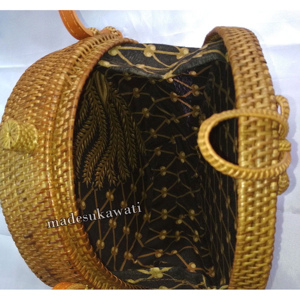 Tas Handle Handbag Ate Rotan Rattan Bali