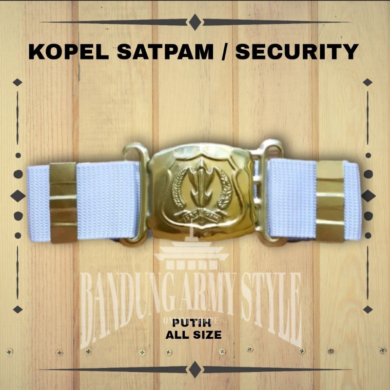 SABUK KOPEL SECURITY SATPAM BRIMOB KEAMANAN IKAT PINGGANG PDL PDH MURAH BERKUALITAS BANDUNG