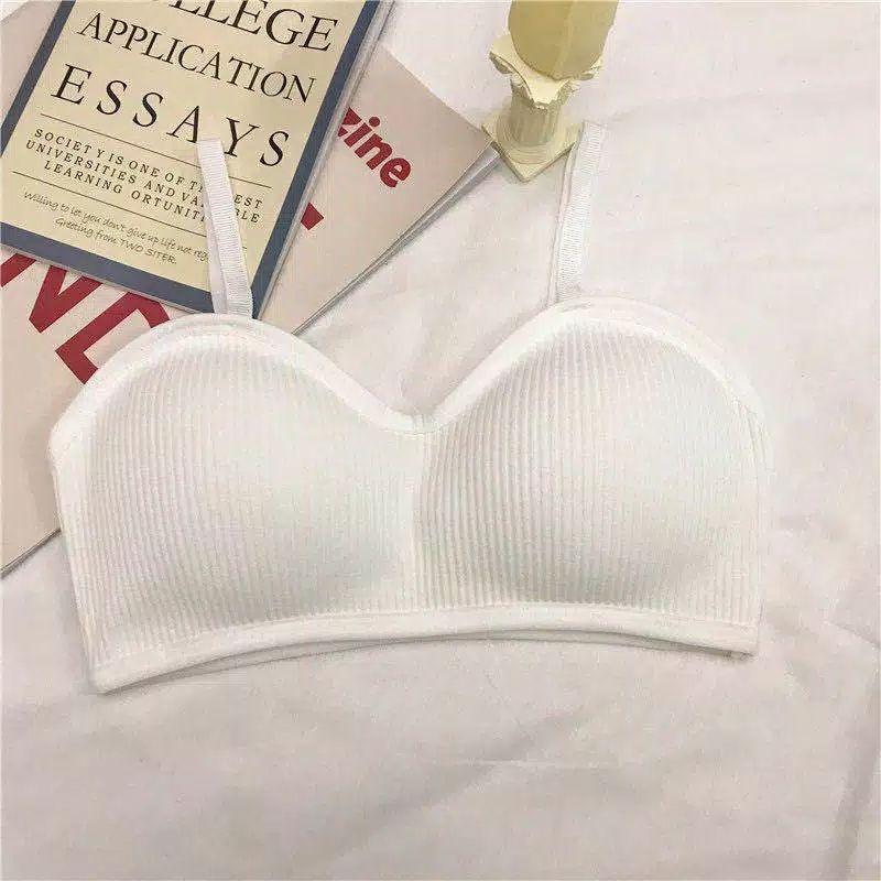 Bra Wanita Tanpa Kawat Bahan Halus Pakaian Dalam Bralette Push Up Elastis Sexy