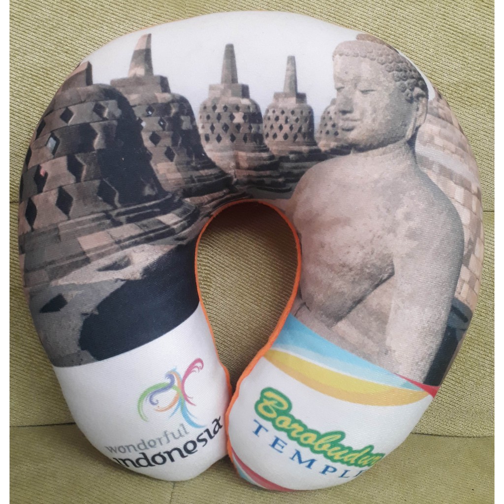 Bantal Leher Souvenir Borobudur