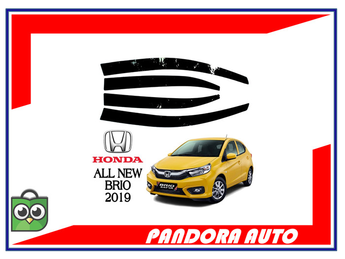 TALANG AIR MOBIL ALL NEW BRIO 2018 MODEL SLIM AKRILIK HITAM