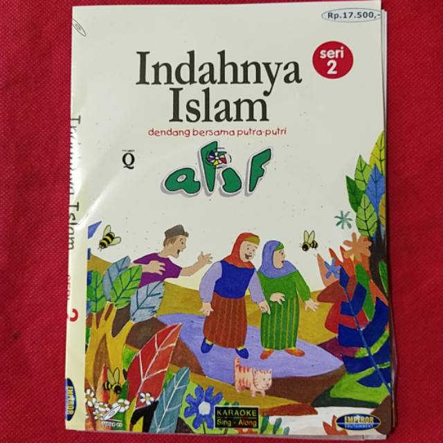 KASET VCD ORIGINAL VIDEO MUSIK LAGU RELIGI ANAK ANAK INDAHNYA ISLAM