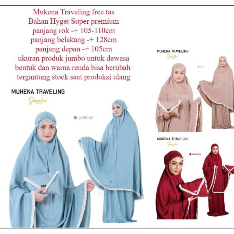 Ghea//mukena polos renda/mukena hyget polos/mukena hyget polos renda/mukena murah jumbo hitam