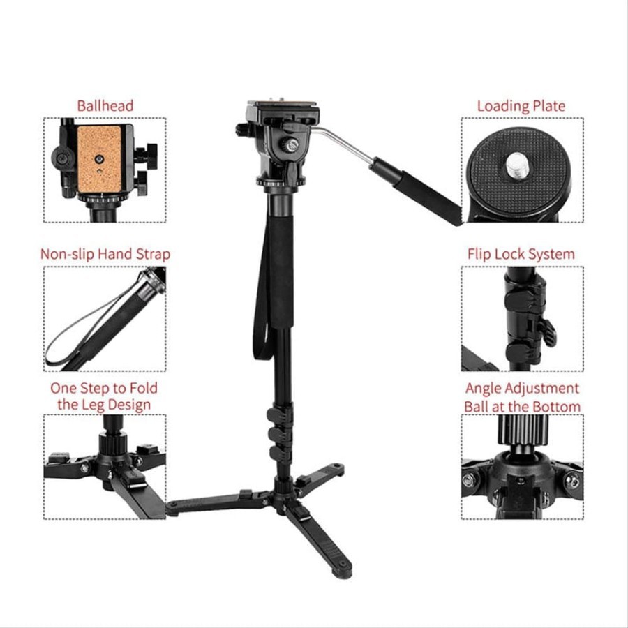 monopod kingjoy MP-1008F + VT-1510 ballhead