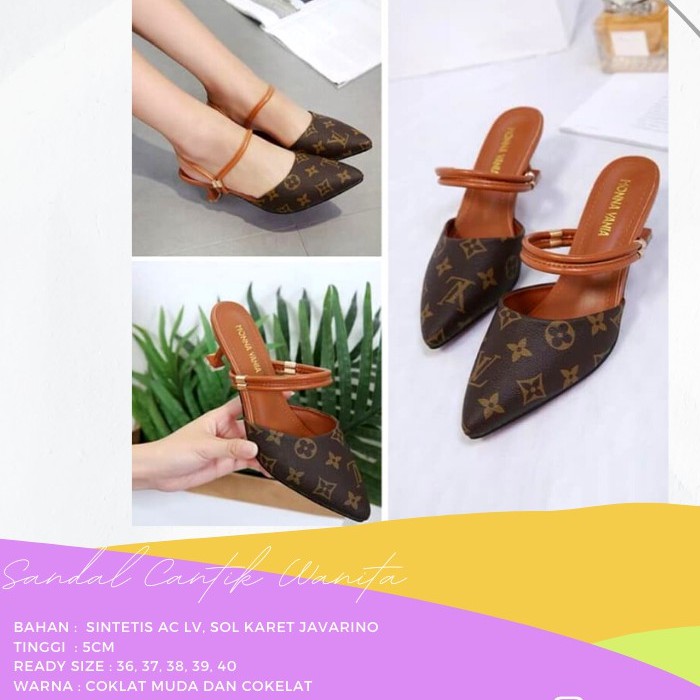 Sandal Slop Gesper Tebal 3cm BEST SELLER Import Morego 3289W-1