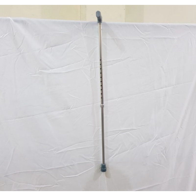 Tongkat Jalan Orang Tua /Tongkat 1 Kaki / Tongkat Kaki 1 Satu Lurus/Alat Bantu Jalan/Tongkat Medis Ringan Kuat Tahan Lama Bisa Diatur Turun Naik Anti Slip
