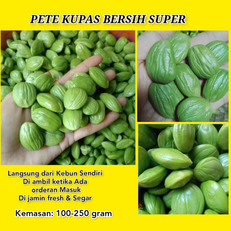 

PETE KUPAS BERSIH SUPER 250 GRAM