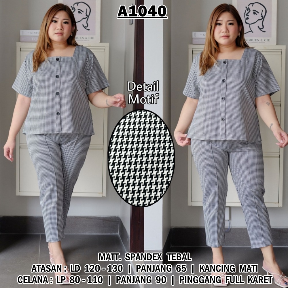 UNION11 - STELAN WANITA TERBARU / STELAN BIG SIZE XXXL WANITA / SETELAN JUMBO WANITA LD 120