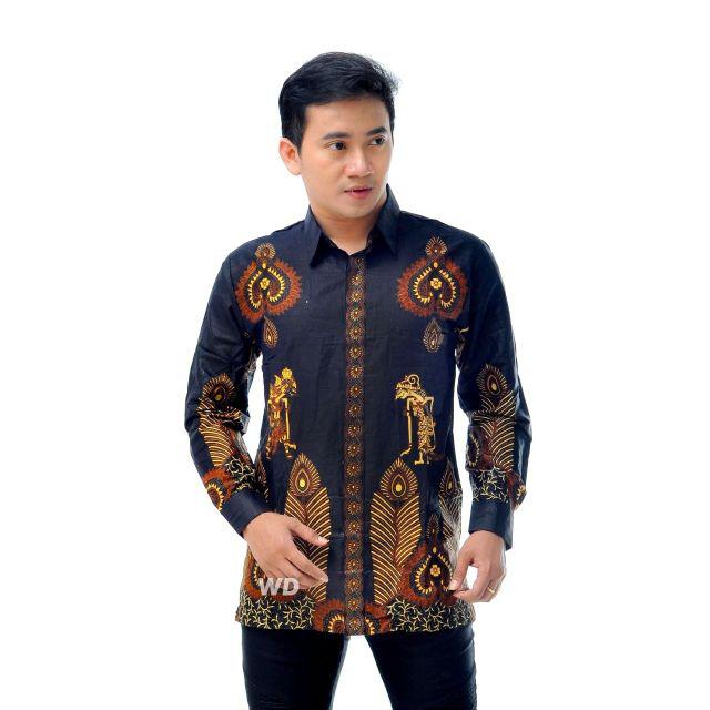 Bswart Batik Hrb026 Kenongo Hem Pendek Padi Pekalongan M L Xl Batik Pria Murah Modern Grosir