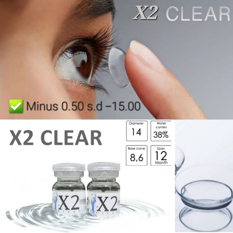 SOFTLENS BENING X2 CLEAR ( -0.50 s/d -15.00). SOFTLENS BENING TAHUNAN