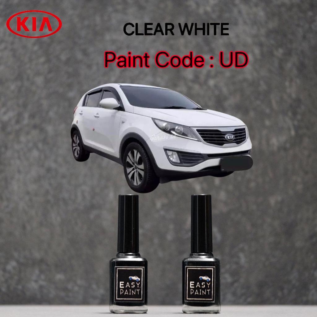 Cat Oles Mobil Clear White UD KIA Sportage Putih Solid 15ml