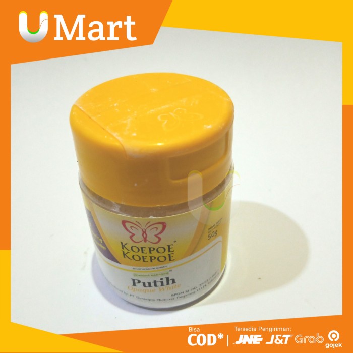 

U Mart - Pewarna Makanan Putih Koepoe Koepoe Botol Kecil Pemutih Kupu