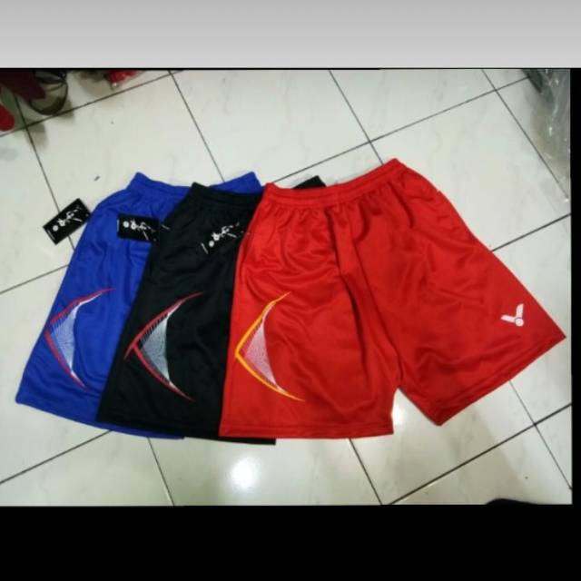 Celana bulutangkis victor motif printing