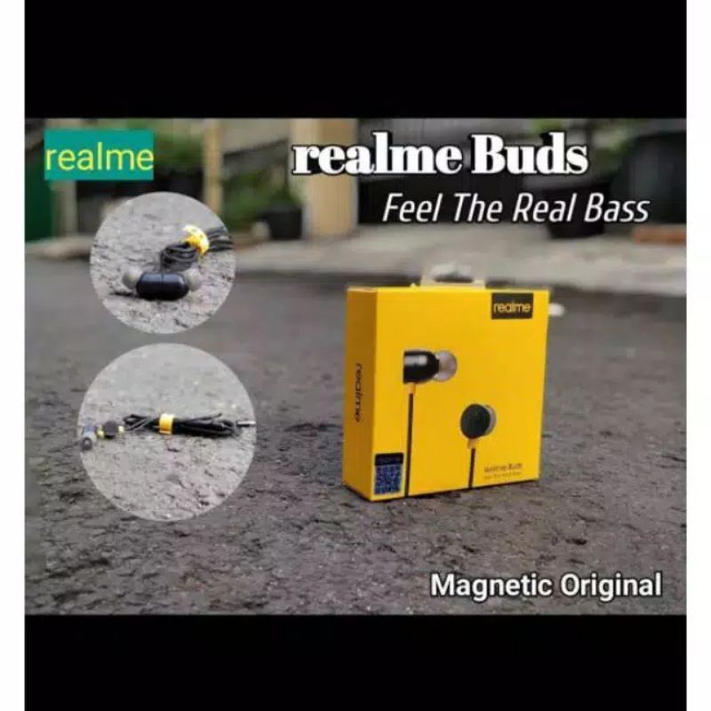 Hf Headset REALME MA10 Stereo Bass Suara Jamin Bagus