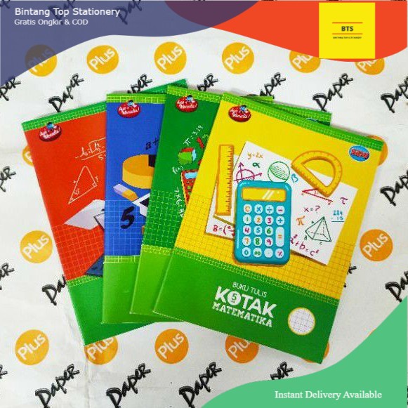 

[BTS] Buku Tulis Matematika / Buku Kotak Kotak SIDU (ECER)