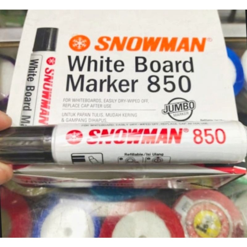 

Spidol Whiteboard 850 Snowman Jumbo