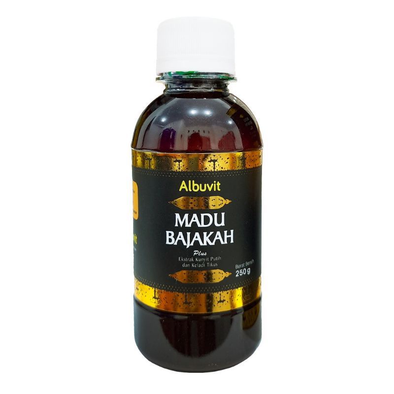 

Madu Bajakah Plus Kunyit Putih & Keladi Tikus 250 gram Albuvit Herbal Ampuh Mengatasi Tumor Dan Kangker