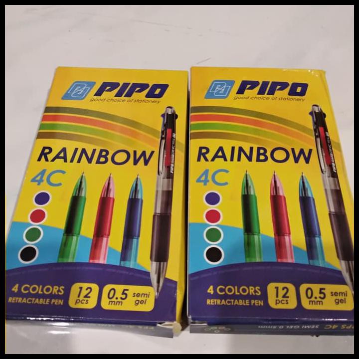 

1 BUAH , 4 WARNA WARNI PULPEN 0.5 MM BALL LINER SIGN GEL PEN - HITAM