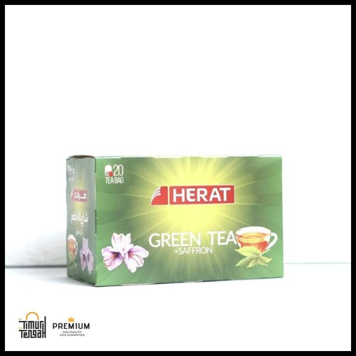 

Green Tea Saffron Minuman Seduh Teh Hijau Herat Saffron
