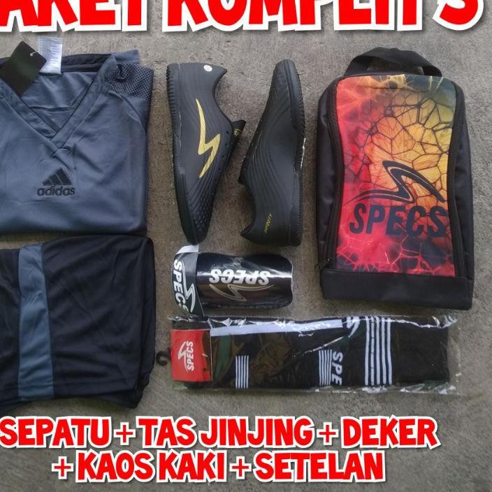 Terbaik Sepatu Futsal Paket Komplit 5 Sepatu Tas Baju Deker Kaos Kaki Termurah Terlaris Best Seller