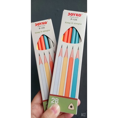 

Pensil 2B Komputer Joyko P125 Trigonal Grip Empuk Tebal
