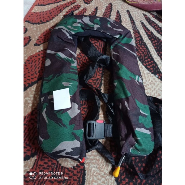 Inflatable life Jacket Pelampung Gas Co2 Original TNI